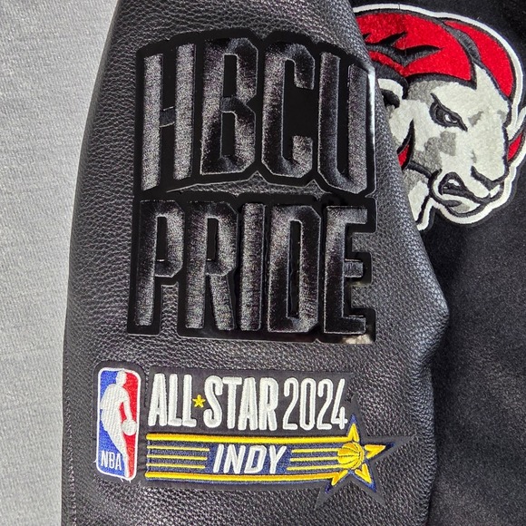 Pro Standard Winston-Salem State NBA HBCU Classic 2024 Varsity Jacket Mens L NEW - Picture 9 of 16